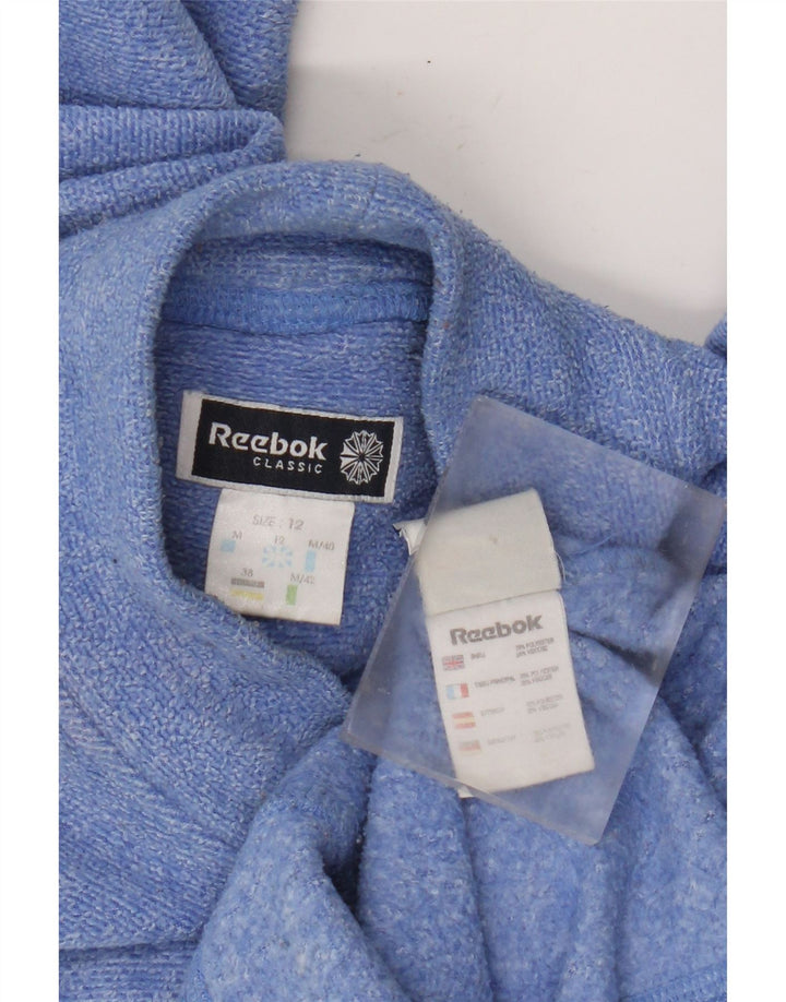 Damska bluza dresowa Reebok UK 12, średni niebieski, poliester