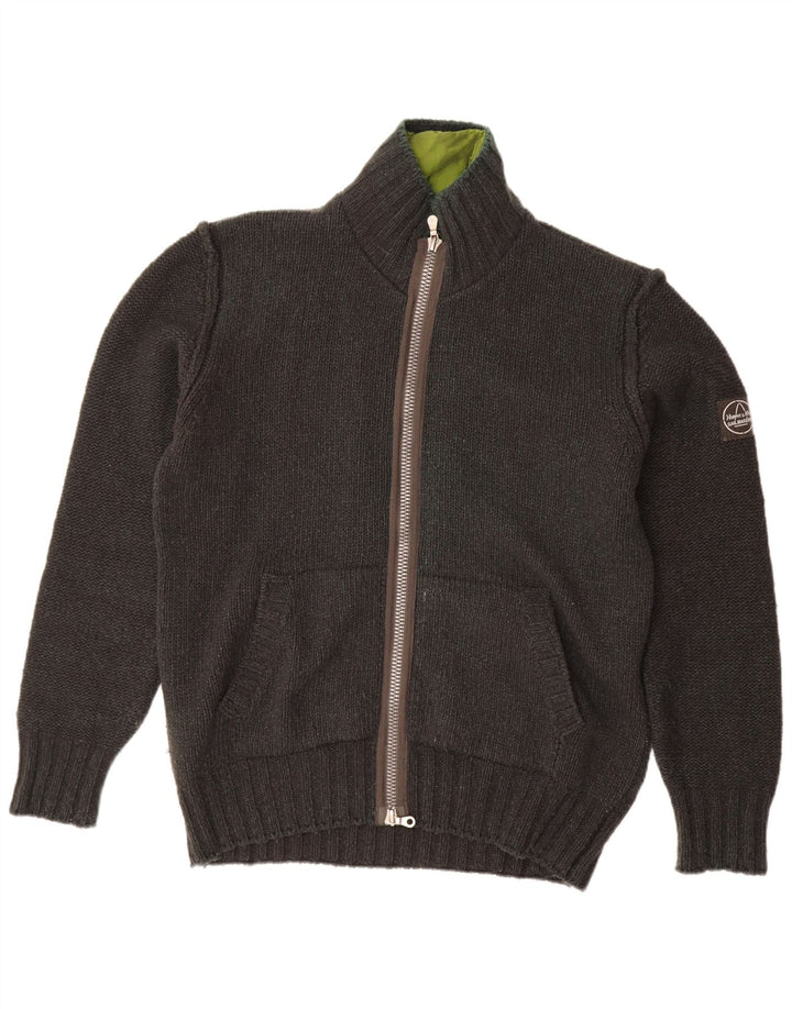 MURPHY & NYE Męski sweter rozpinany Sailmakers XL, szara wełna