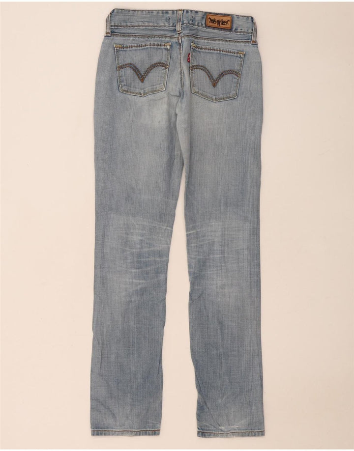 Damskie jeansy LEVI'S 571 Slim W28 L34 Niebieska bawełna