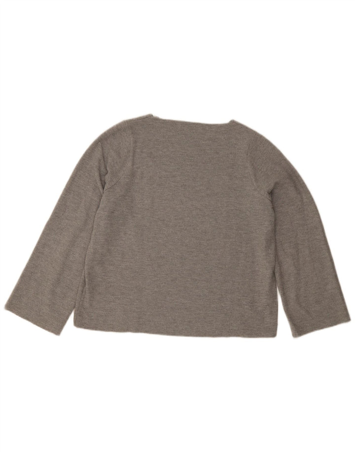 Damska koszulka Zara Trafaluc Oversize z długim rękawem UK 10 Small Grey