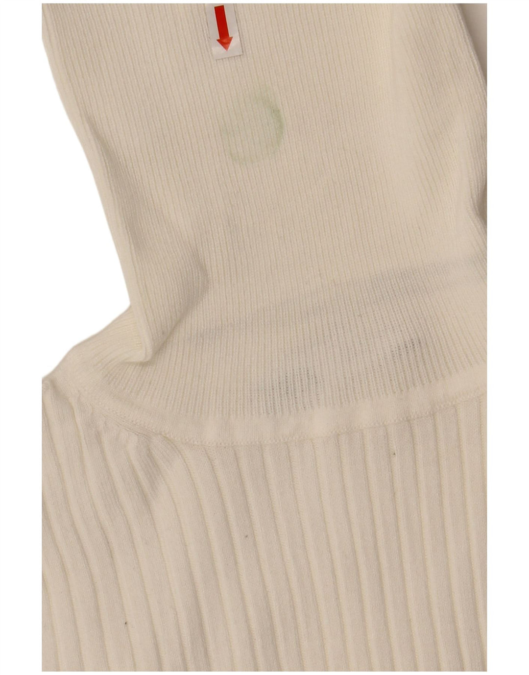 Damski sweter z golfem ZARA UK 10 Small, biała wiskoza