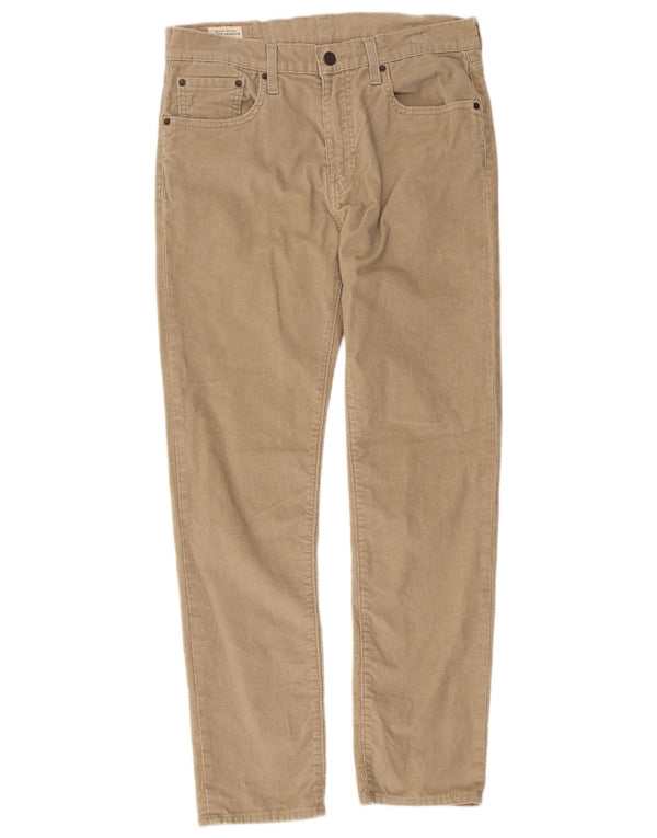 Męskie spodnie sztruksowe Levi's 502 W32 L32 Beżowa bawełna