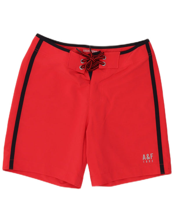 Abercrombie & Fitch Mens Swimming Shorts Small  Pink Polyester