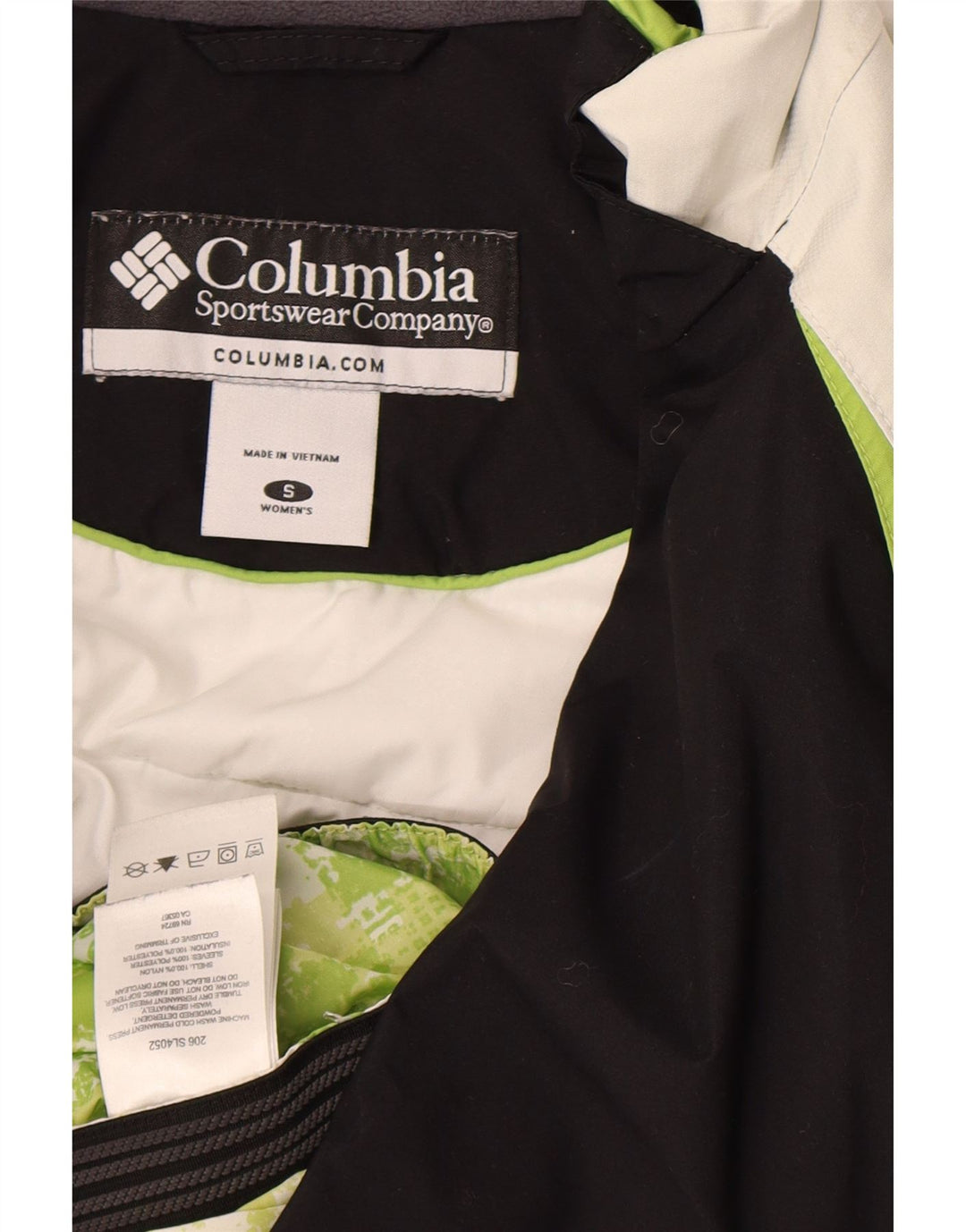 Damska kurtka narciarska Columbia Oversized UK 10 Small Black Colorblock Nylon