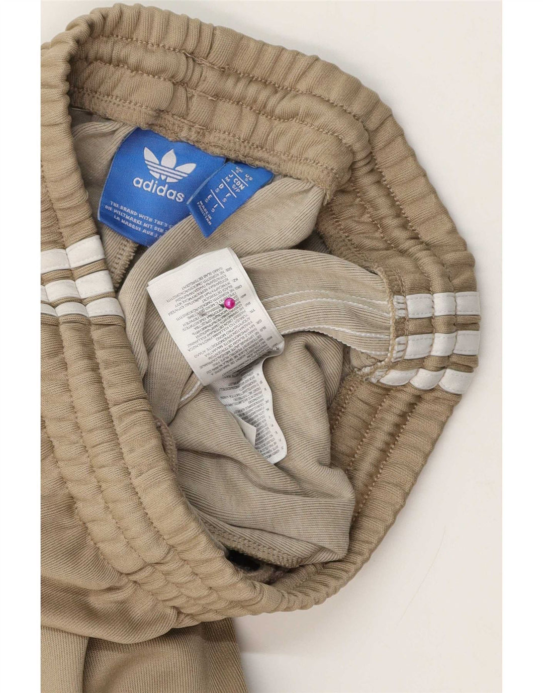 Adidas Męskie spodnie dresowe Joggery Małe Khaki Poliester
