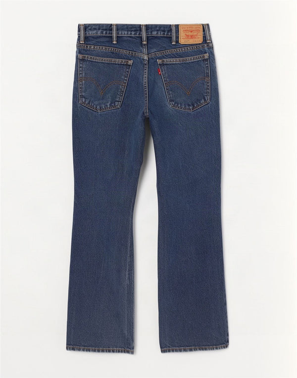 Męskie dżinsy Levi's 517 Bootcut W32 L30 Niebieska bawełna