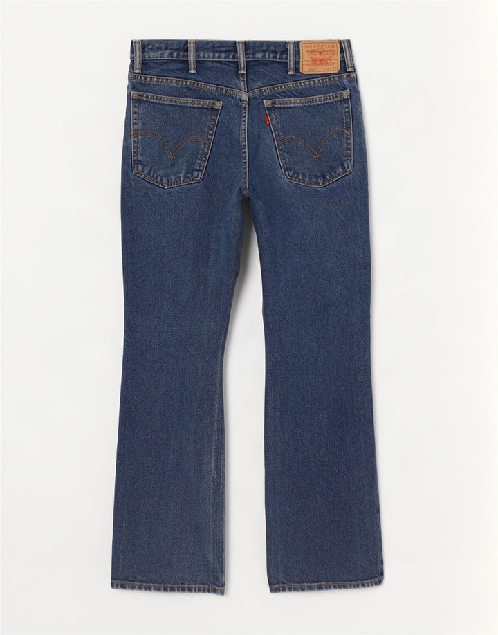 Męskie dżinsy Levi's 517 Bootcut W32 L30 Niebieska bawełna