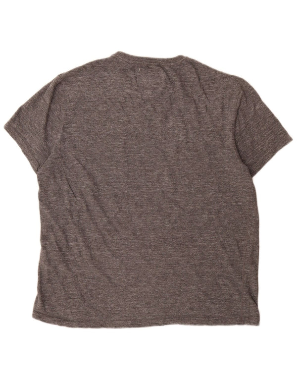 T-shirt męski typu slim fit Jack Wills, 2XL, szary, bawełniany