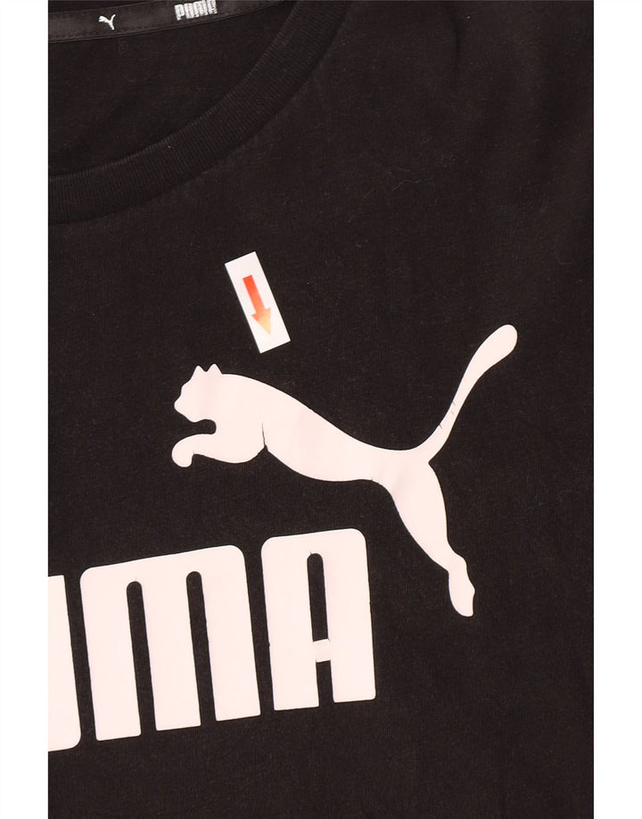 Męski T-shirt Puma z grafiką, mały, czarny