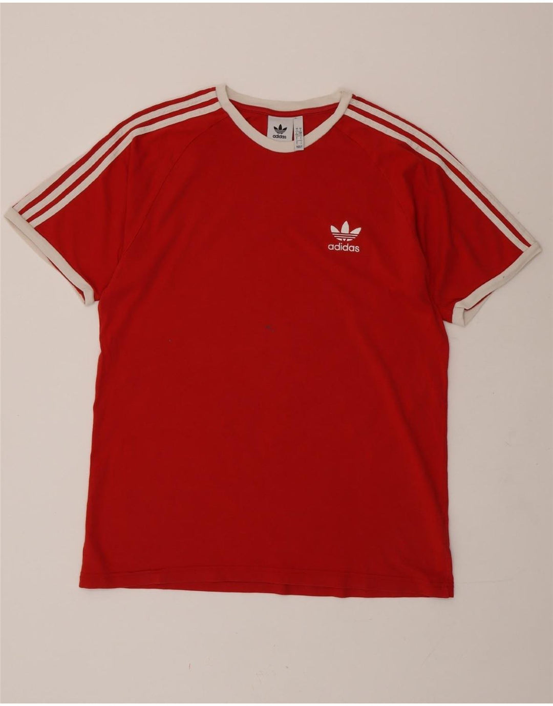 T-shirt męski ADIDAS, duży, czerwony, bawełniany