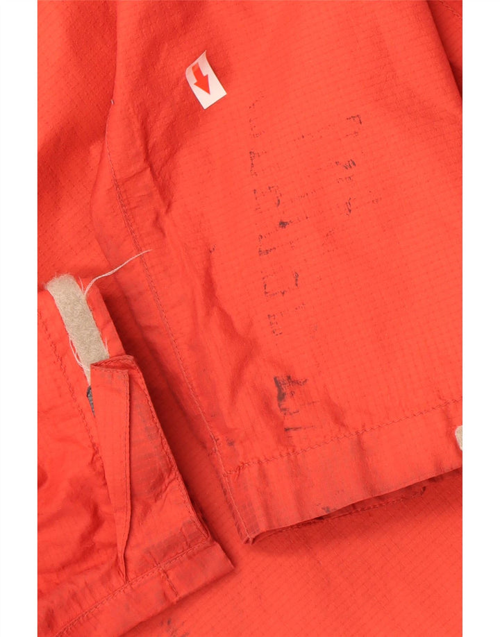 Damska kurtka wiatrówka z kapturem, oversize, Berghaus UK 10, mała pomarańczowa