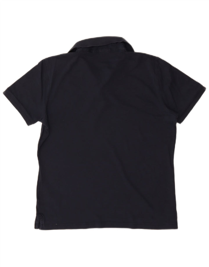 Męska koszulka polo Calvin Klein, średnia, granatowa, bawełniana