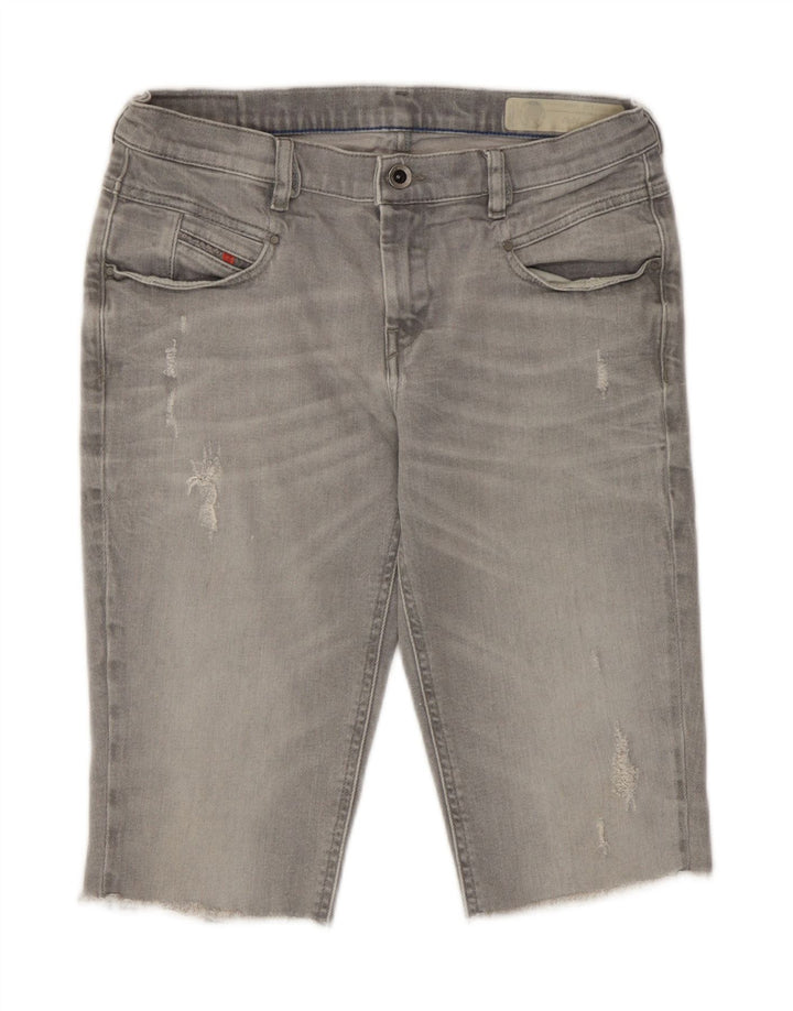 Damskie spodenki jeansowe Diesel w trudnej sytuacji W27, małe, szare, bawełniane