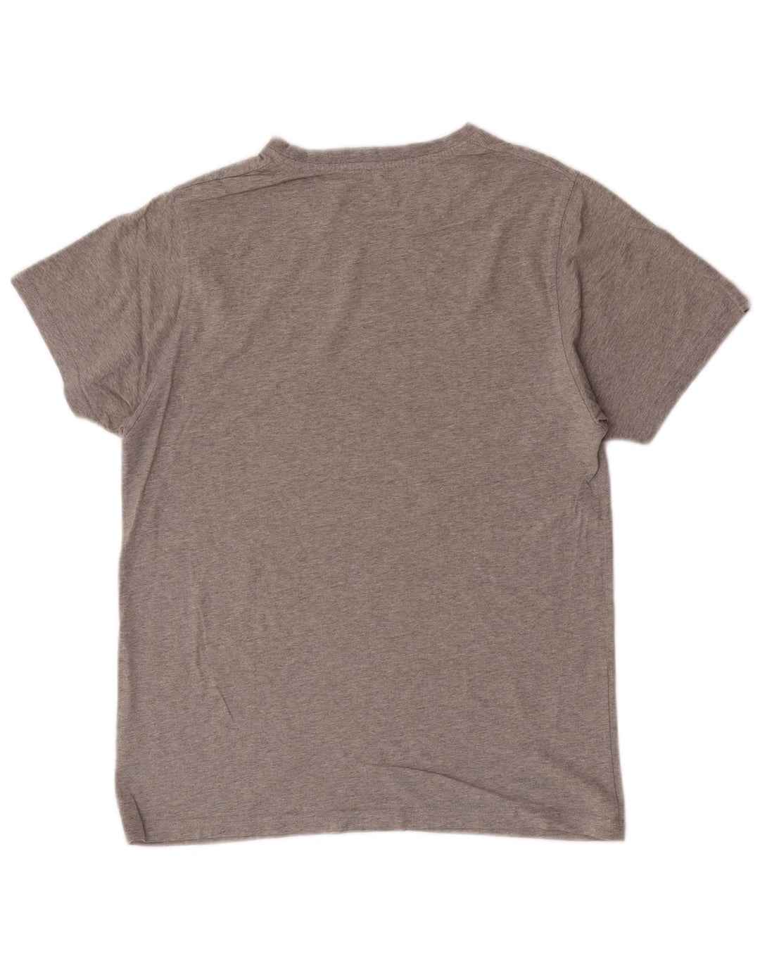 Męski T-shirt z grafiką New Era, duży, szary, bawełniany