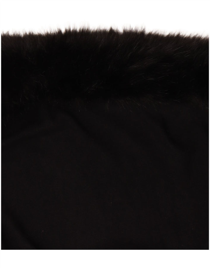 Vintage damski płaszcz poncho w jednym rozmiarze, czarny