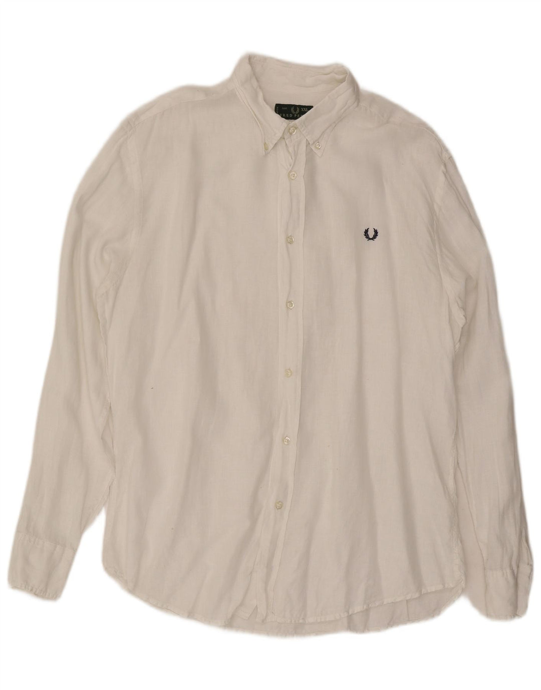 Koszula męska Fred Perry 2XL Biała lniana