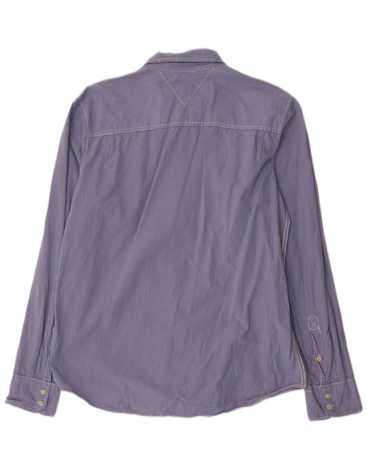 Koszula męska Tommy Hilfiger 2XL niebieska bawełniana kratka