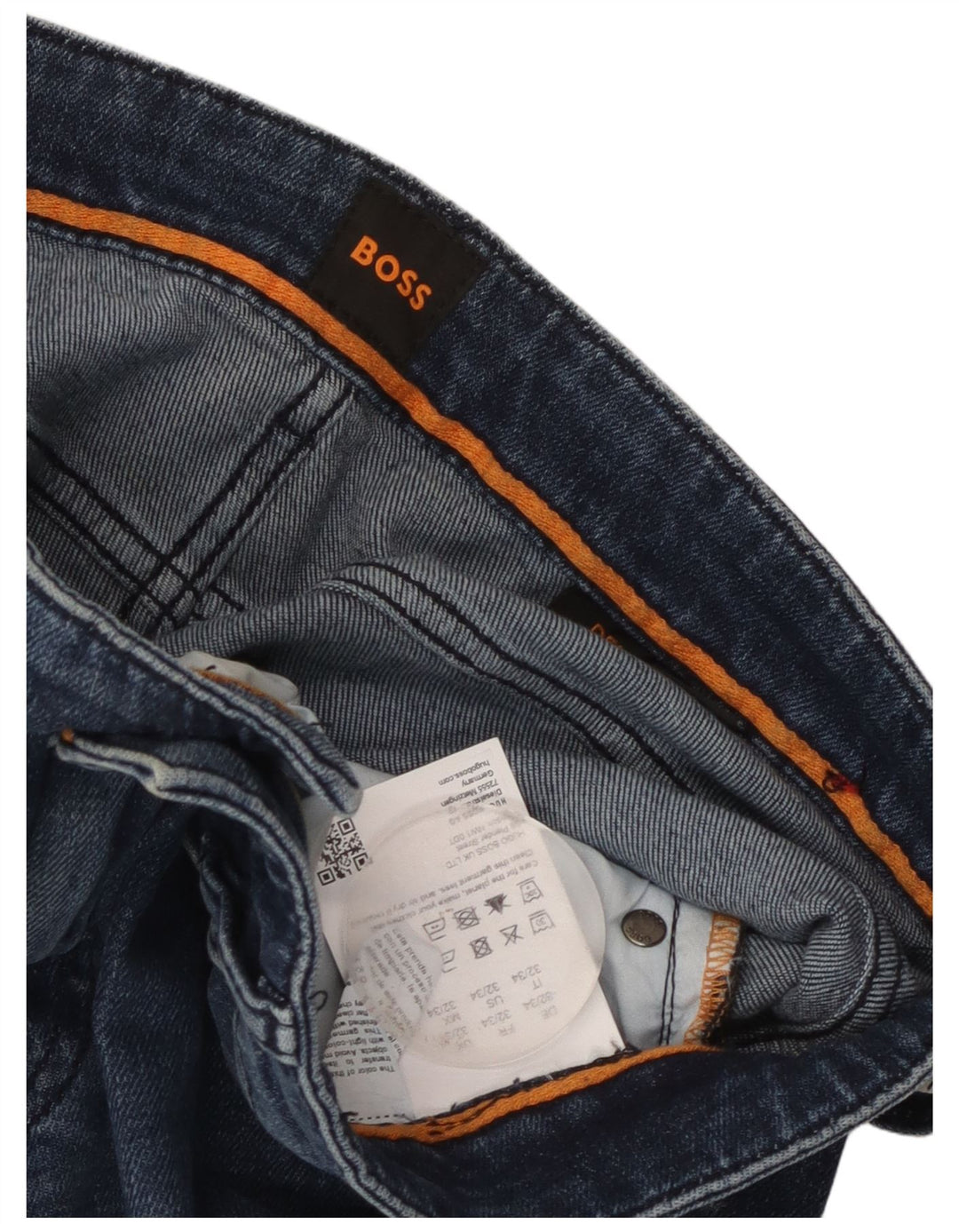 Męskie jeansy slim Hugo Boss W32 L34 Niebieskie bawełniane