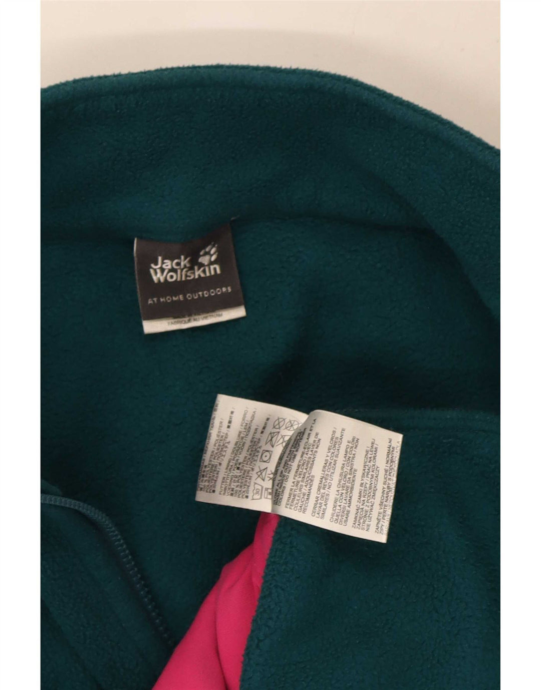Damska kurtka polarowa Jack Wolfskin z podszewką UK 12/14, średni zielony poliester