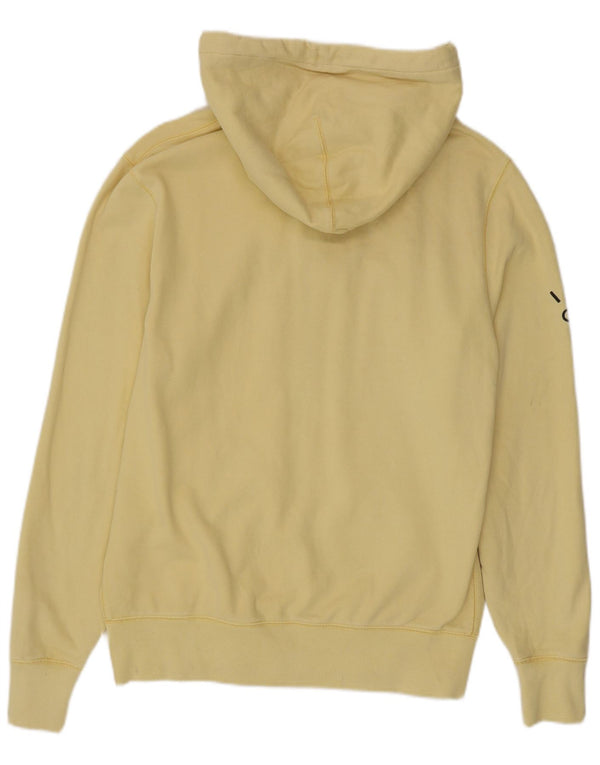 Męski sweter z kapturem i zamkiem błyskawicznym Jack Wills, duży, żółty, bawełniany
