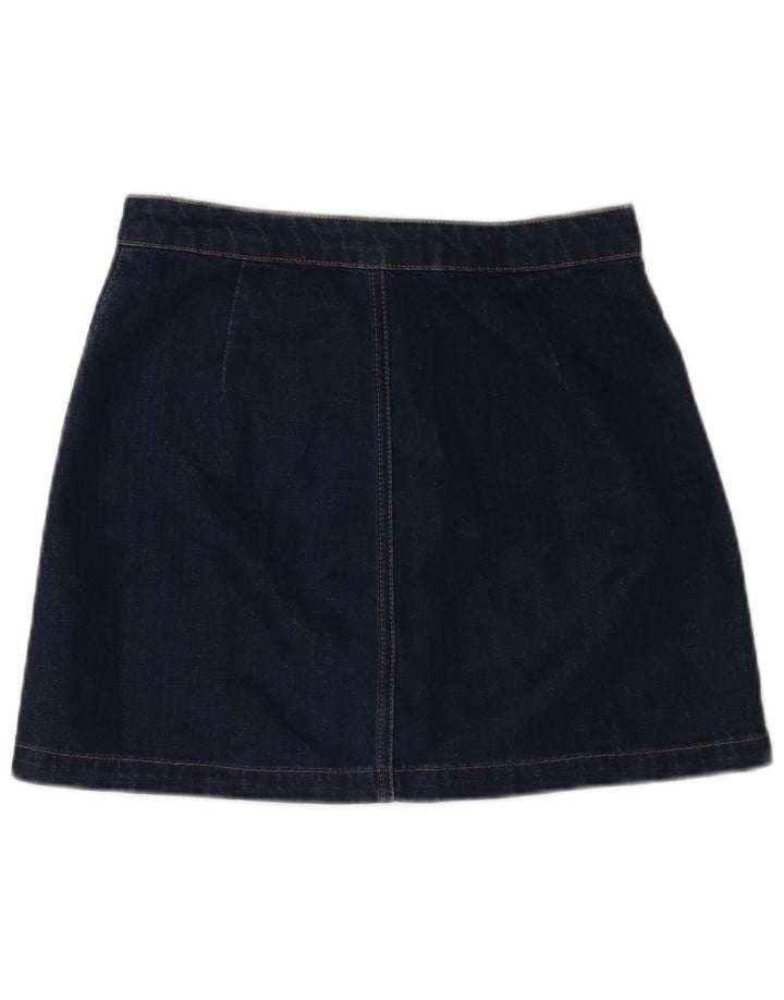 Damska mini spódniczka dżinsowa Topshop W28 Średni granat, bawełna