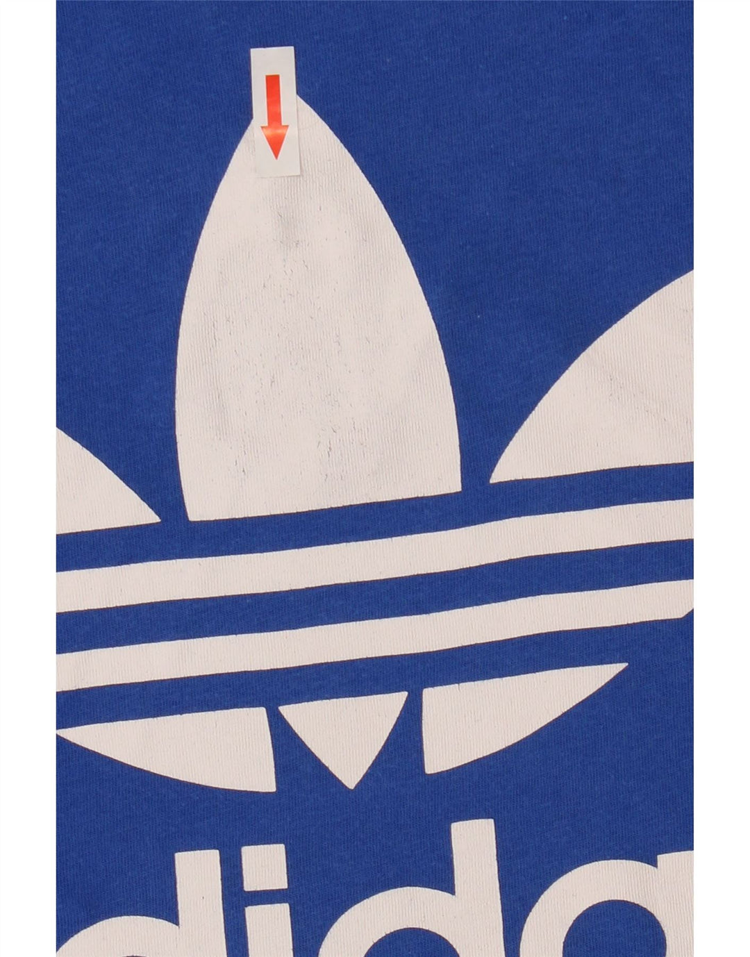 Męska koszulka graficzna Adidas Top Medium Blue Cotton