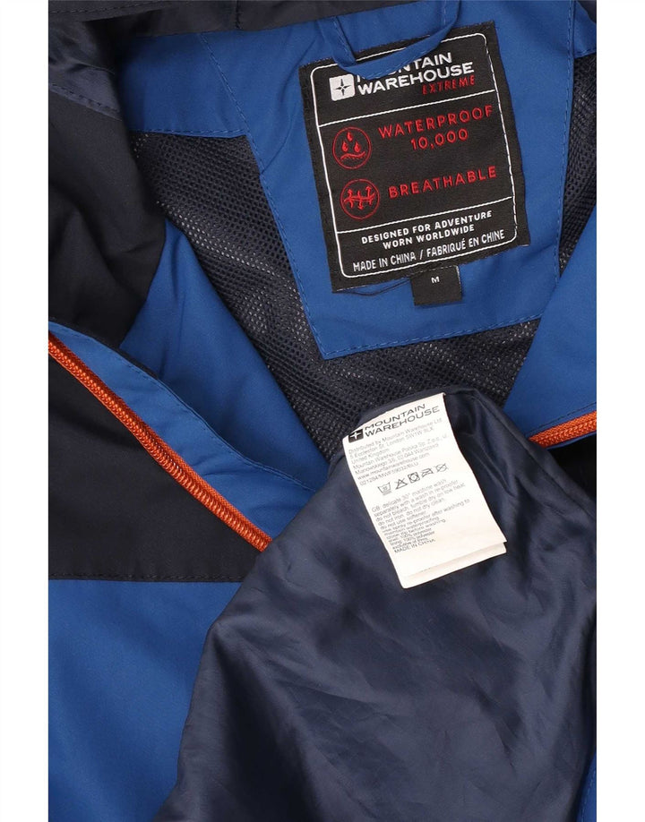 Męska kurtka przeciwdeszczowa Isoory Mountain Warehouse UK 38 w kolorze średnioniebieskim