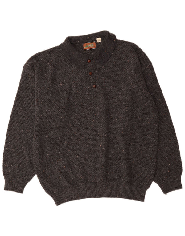 Damski sweter polo Mckenzie UK 26 5XL Szary, nakrapiany poliakryl