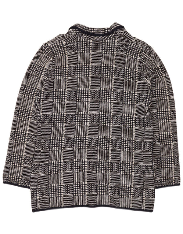 VALENTINO Damska marynarka Miss V IT 48 XL Granatowa pepitka