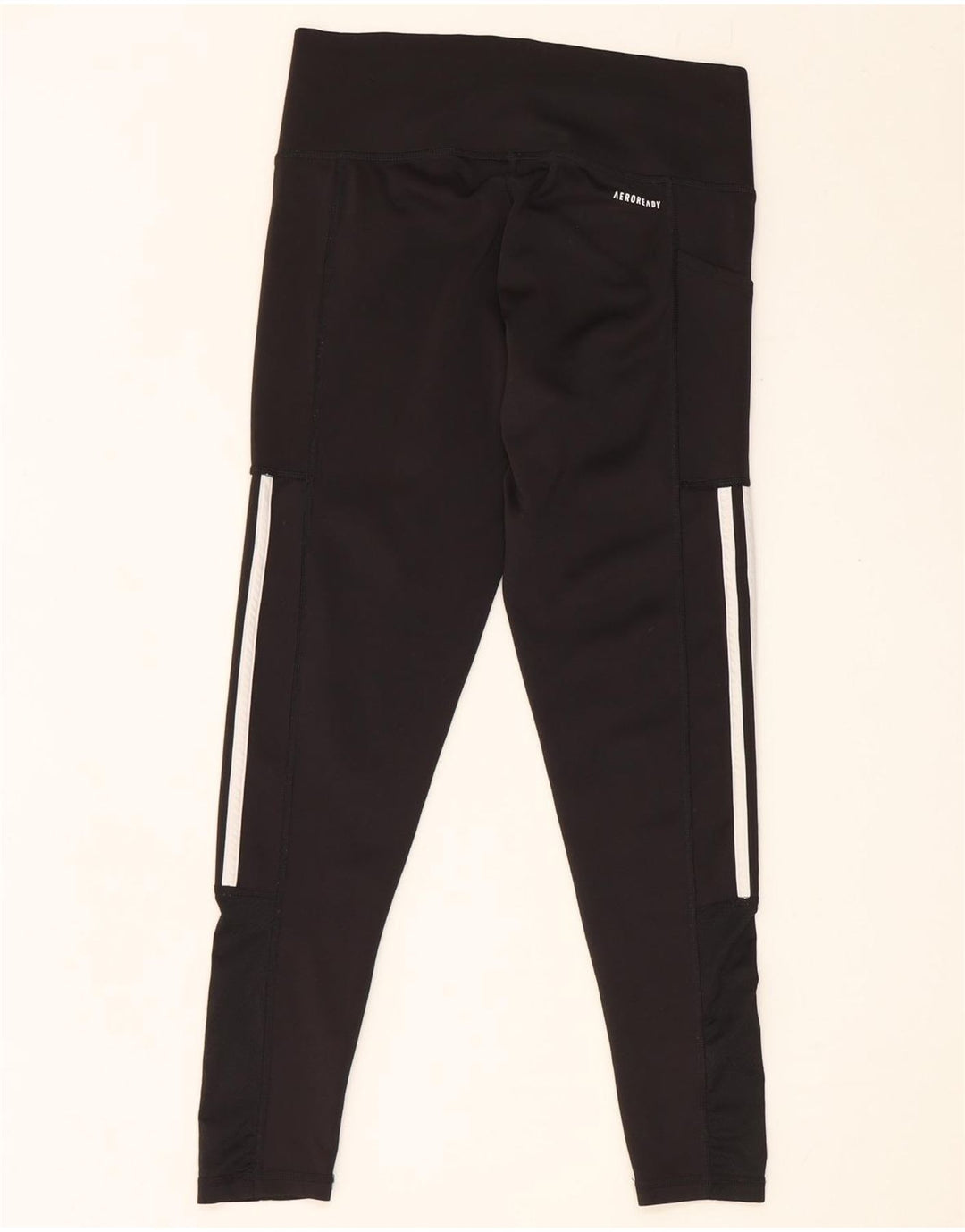 Damskie legginsy Adidas Aeroready UK 12/14, średni czarny poliester