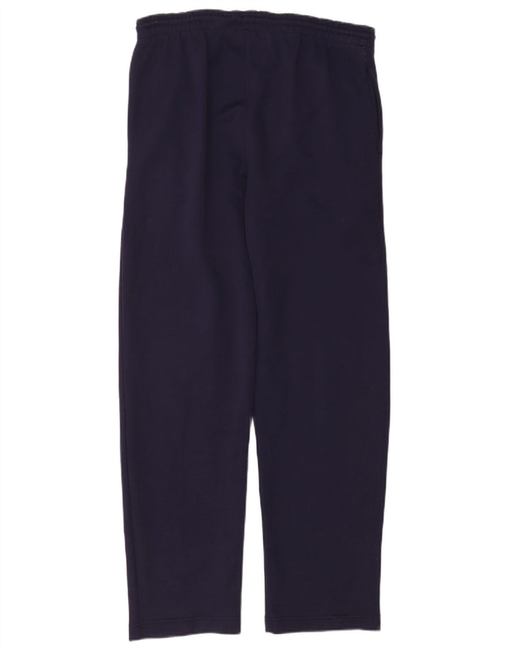 Męskie spodnie dresowe Reebok z grafiką, duże, granatowe, z poliestru