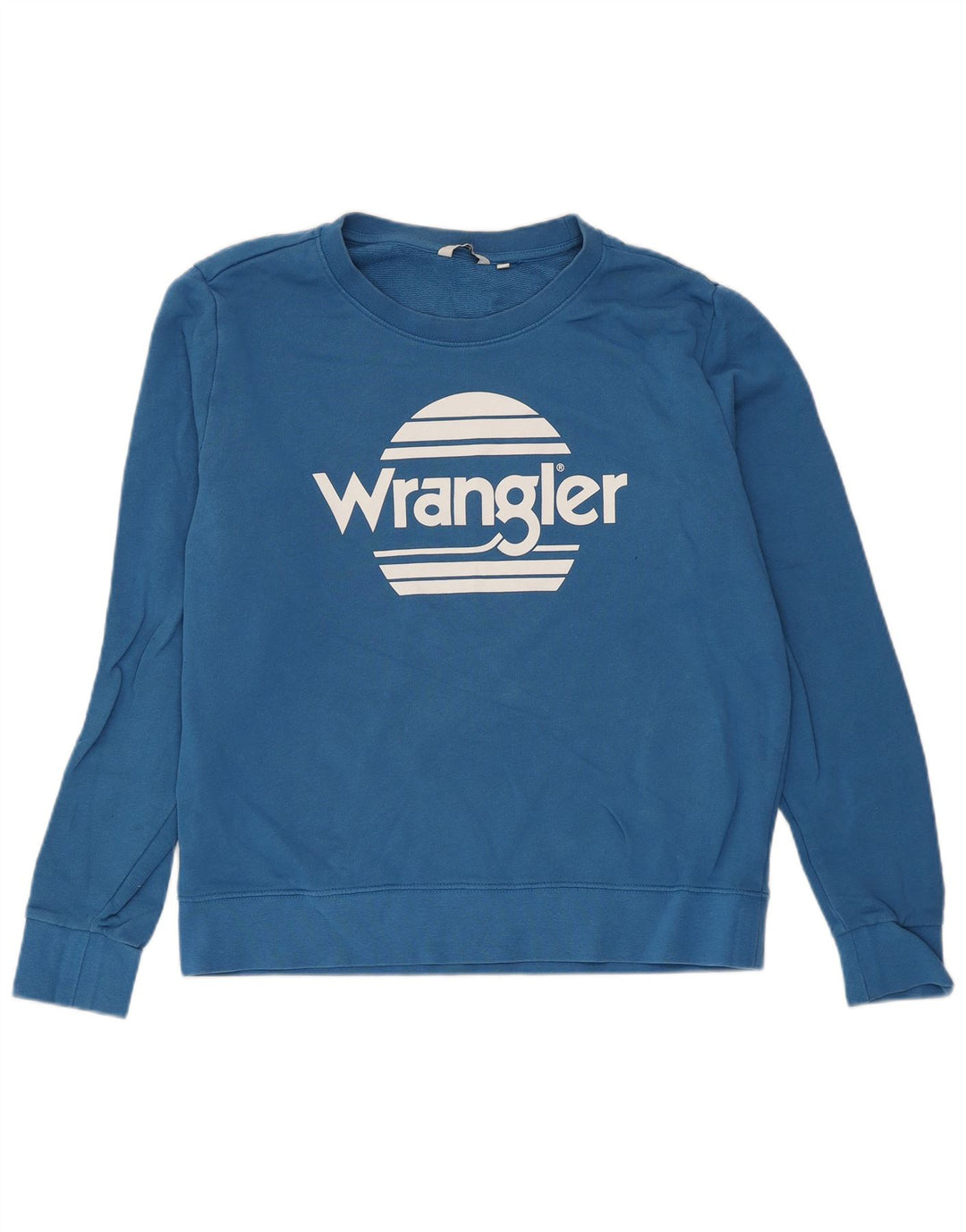 Damska bluza z grafiką Wrangler UK 14, średnia niebieska, bawełniana