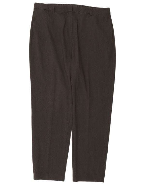 Marks & Spencer Damskie zwężane spodnie garniturowe UK 18 XL W38 L30 Szare