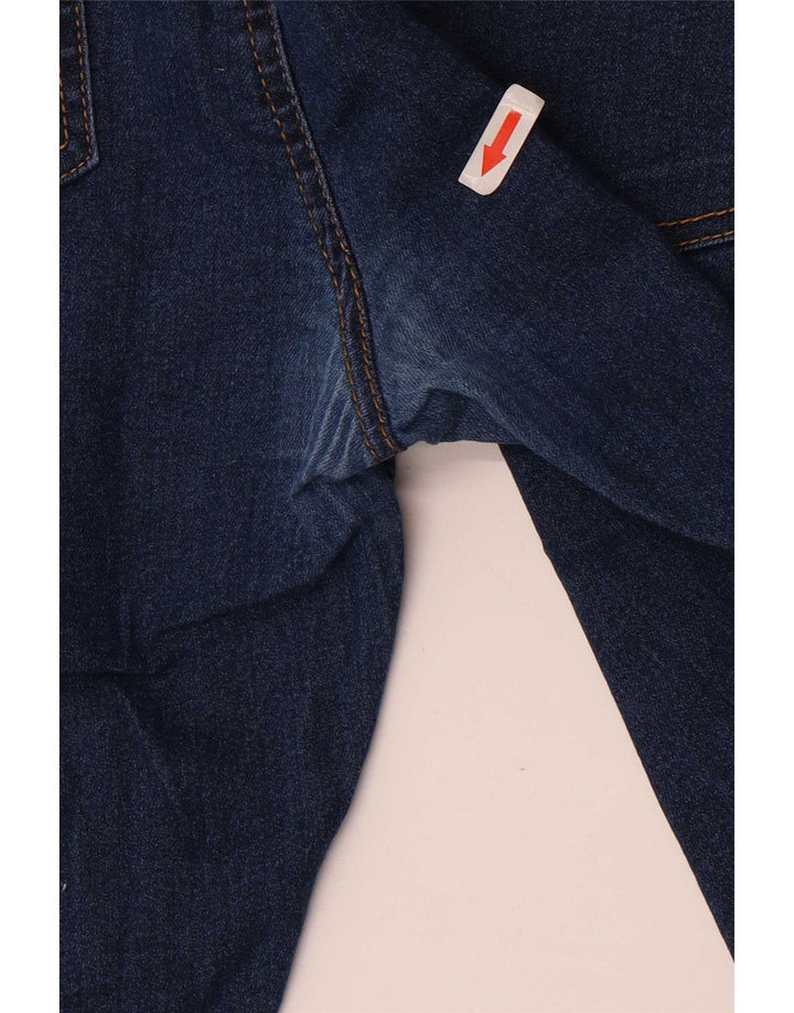 Damskie jeansy proste Zara W44 L28 granatowe