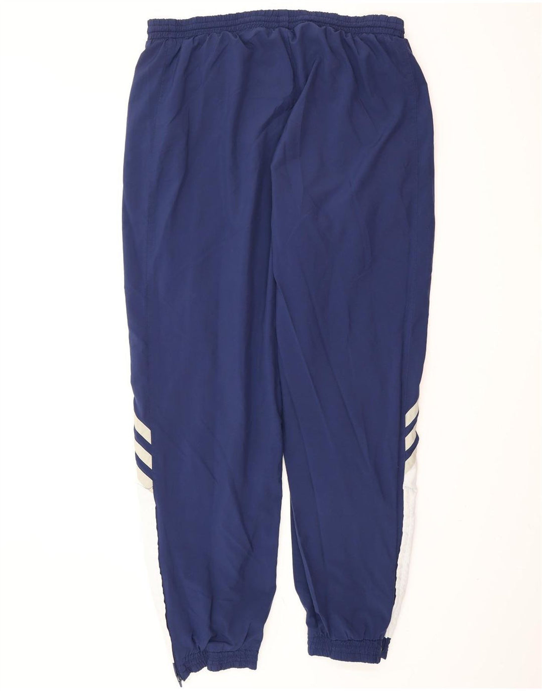 Męskie spodnie dresowe ADIDAS Joggers UK 44/46 Duży granatowy poliester