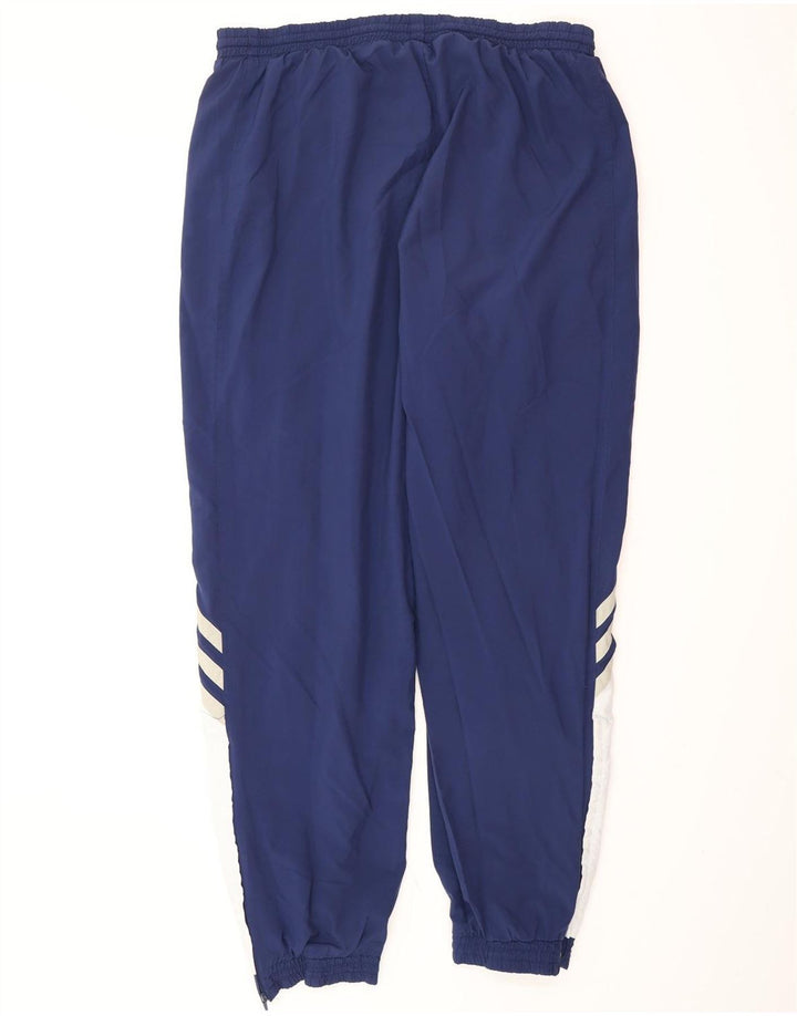 Męskie spodnie dresowe ADIDAS Joggers UK 44/46 Duży granatowy poliester