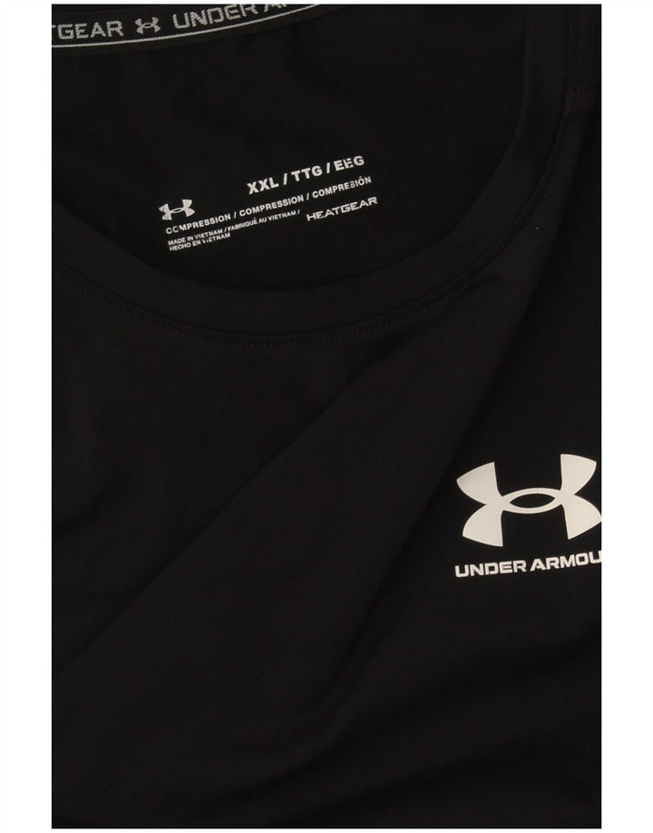 Męska koszulka kompresyjna Under Armour Top 2XL, czarna sportowa