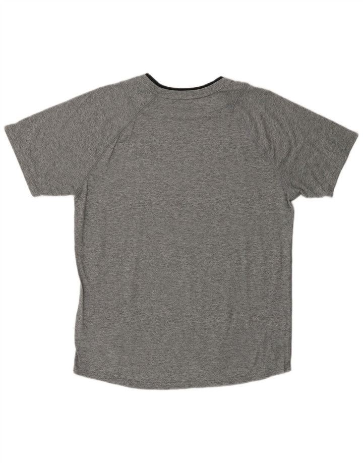 T-shirt męski Puma, średni, szary, nakrapiany