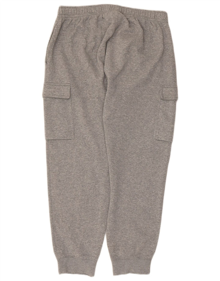 Męskie spodnie dresowe Nike Cargo, duże, szare, bawełniane