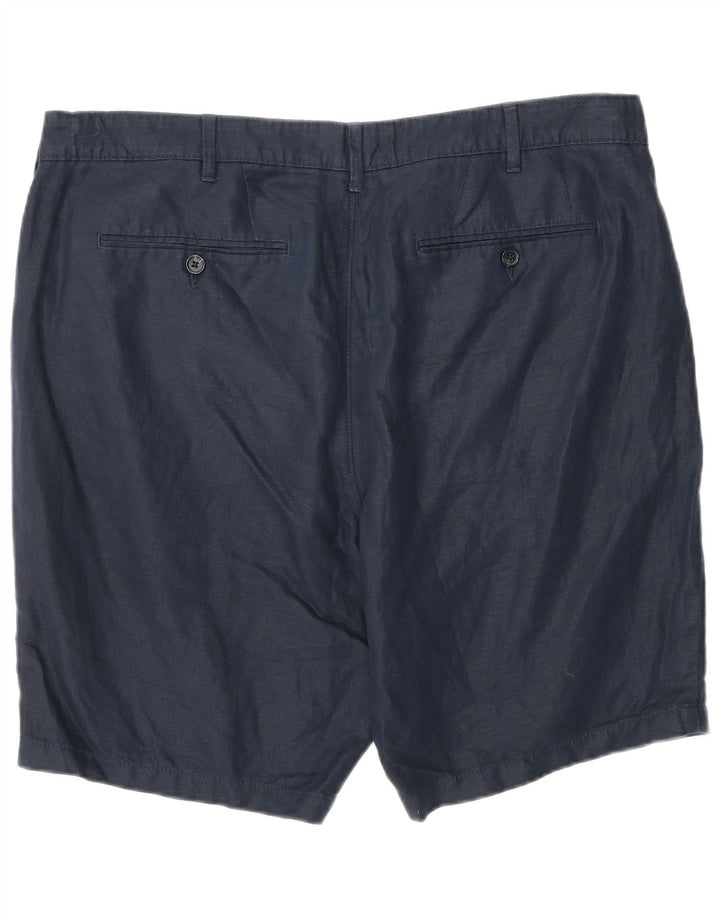 Męskie spodenki Chino Marks & Spencer W38 XL, granatowe, bawełniane