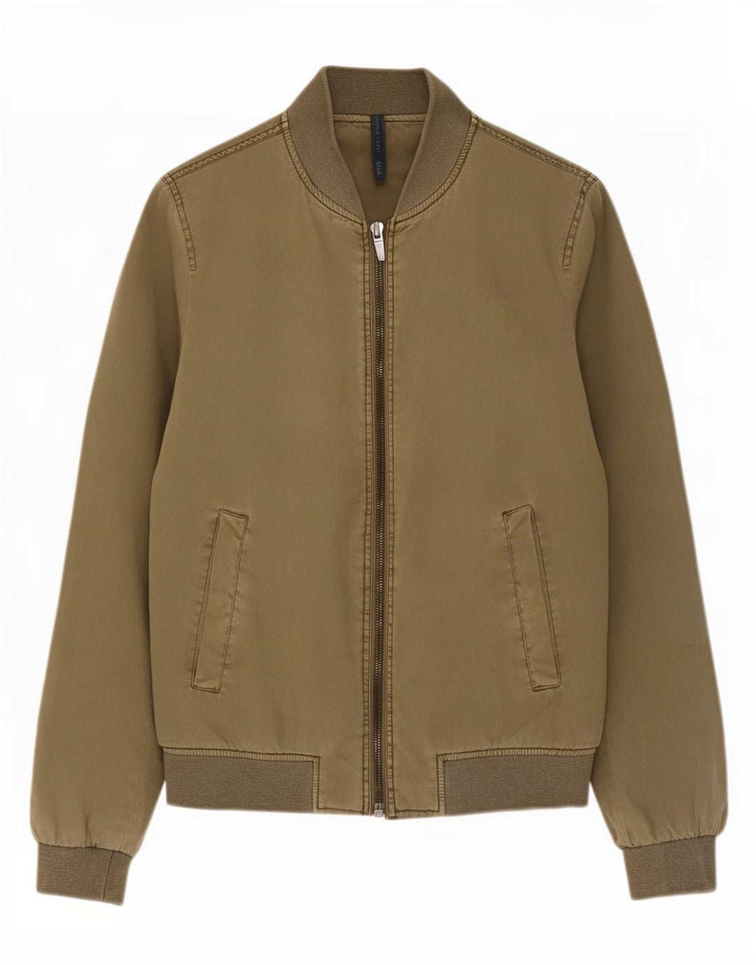 Męska kurtka bomberka Zara UK 36, mała, bawełniana khaki