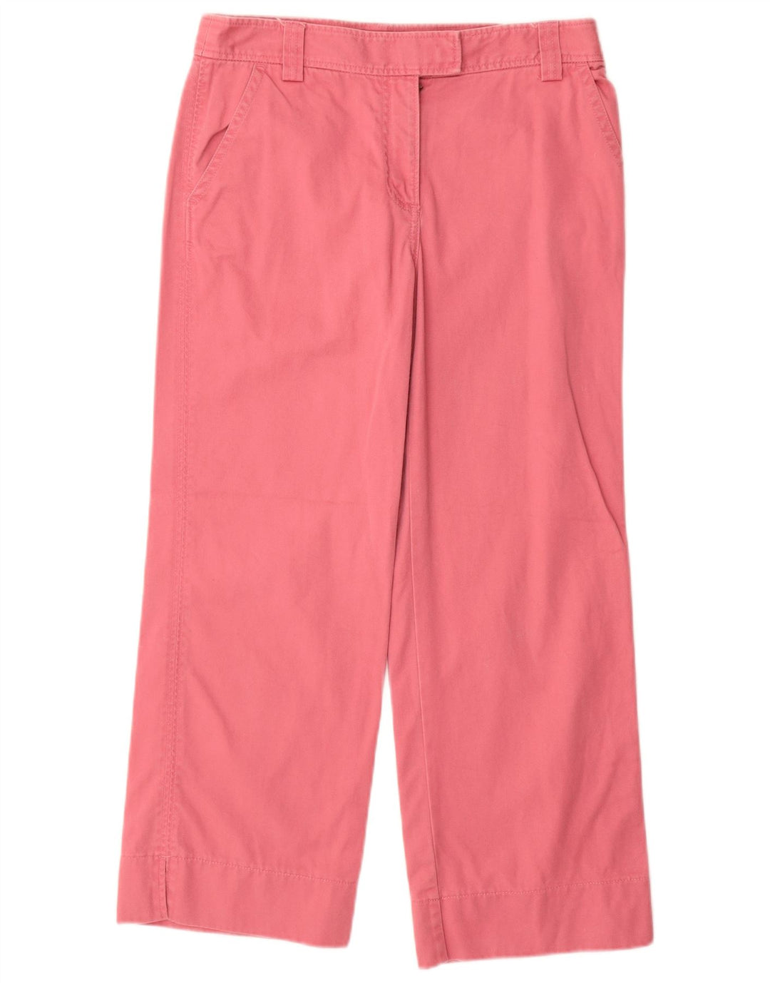 J. CREW Damskie proste spodnie Chino US 4 Small W28 L26 Różowa bawełna