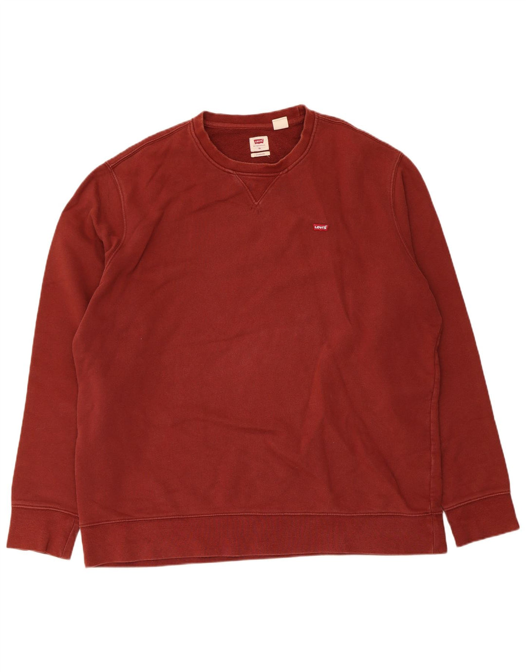 Męski standardowy sweter Levi's XL Bordowa bawełna