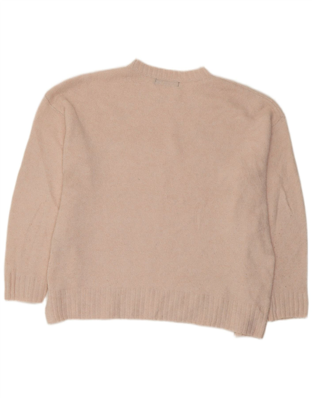 Marks & Spencer Damski sweter oversize z okrągłym dekoltem, UK 16, duży różowy
