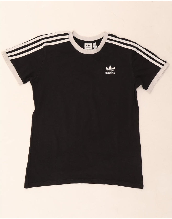 T-shirt damski ADIDAS Top UK 14, średni czarny, bawełniany