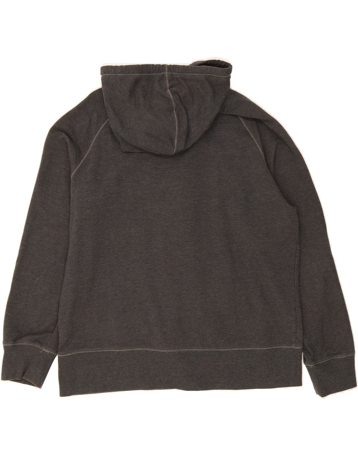 EDDIE BAUER Mens Zip Hoodie Sweater XL Grey Cotton Vintage Eddie Bauer and Second-Hand Eddie Bauer from Messina Hembry 