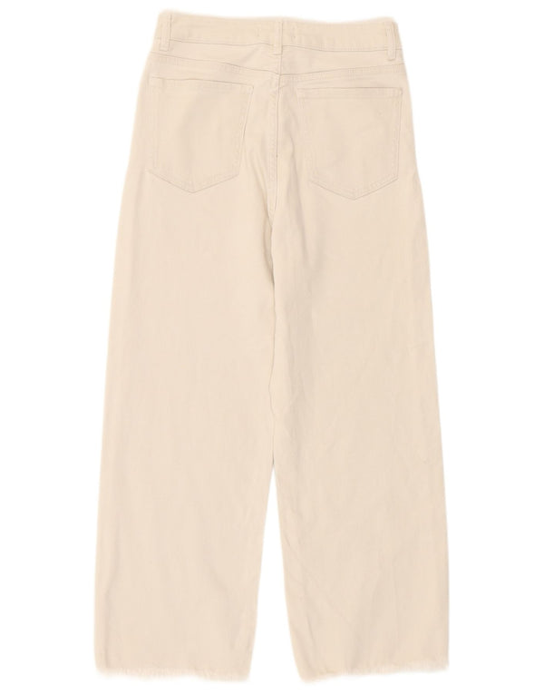 Dżinsy damskie MINT VELVET z wysokim stanem UK 10 Small W27 L24 Beżowe