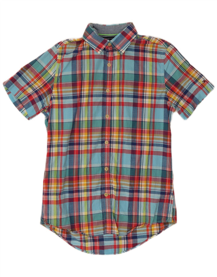 Męska koszula Tommy Hilfiger New York Fit w małą wielokolorową kratę