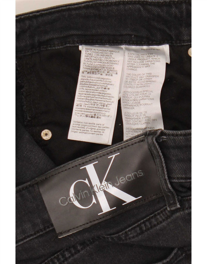 Męskie jeansy Calvin Klein W33 L32 Czarne bawełniane