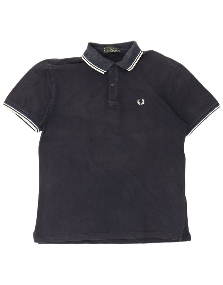 Męska koszulka polo Fred Perry, duża, granatowa, bawełniana